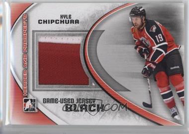 2011-12 In the Game Heroes and Prospects - Game-Used - Black Jersey #M-10 - Kyle Chipchura