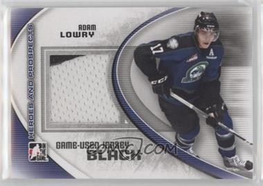 2011-12 In the Game Heroes and Prospects - Game-Used - Black Jersey #M-48 - Adam Lowry