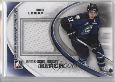 2011-12 In the Game Heroes and Prospects - Game-Used - Black Jersey #M-48 - Adam Lowry