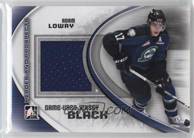 2011-12 In the Game Heroes and Prospects - Game-Used - Black Jersey #M-48 - Adam Lowry