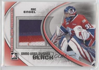 2011-12 In the Game Heroes and Prospects - Game-Used - Black Number #M-47 - Mac Engel /6
