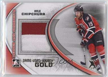 2011-12 In the Game Heroes and Prospects - Game-Used - Gold Jersey Spring Expo #M-10 - Kyle Chipchura /1