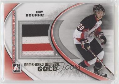 2011-12 In the Game Heroes and Prospects - Game-Used - Gold Number #M-40 - Troy Bourke /1