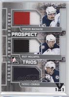 Spencer Machacek, Riley Holzapfel, Patrice Cormier #/1