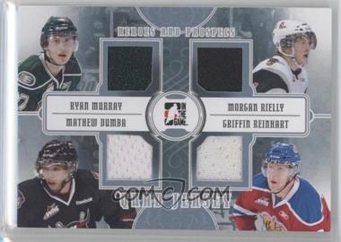2011-12 In the Game Heroes and Prospects - Quad Jersey - Silver #QJ-07 - Ryan Murray, Morgan Reilly, Mathew Dumba, Griffin Reinhart /80