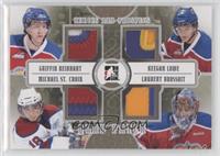 Griffin Reinhart, Keegan Lowe, Michael St. Croix, Laurent Brossoit #/19