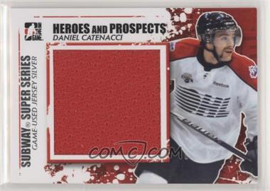 2011-12 In the Game Heroes and Prospects - Subway Super Series Game-Used - Silver Jersey #SSM-02 - Daniel Catenacci