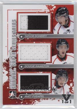2011-12 In the Game Heroes and Prospects - Subway Super Series Trios - Silver ITG Vault Silver #SST-08 - Dougie Hamilton, Matt Puempel, Taylor Doherty /1