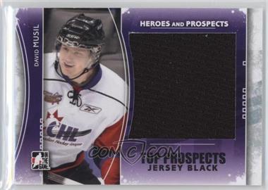 2011-12 In the Game Heroes and Prospects - Top Prospects - Black Jersey #TPM-14 - David Musil