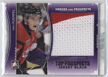 2011-12 In the Game Heroes and Prospects - Top Prospects - Black Jersey #TPM-16 - Matt Puempel