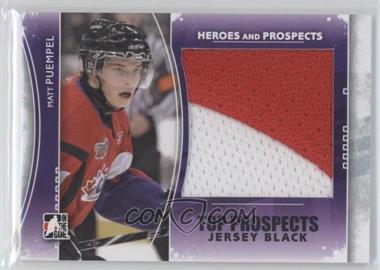 2011-12 In the Game Heroes and Prospects - Top Prospects - Black Jersey #TPM-16 - Matt Puempel