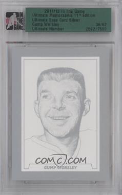 2011-12 In the Game Ultimate Memorabilia 11th Edition - [Base] - Silver #_GUWO - Gump Worsley /62 [Uncirculated]