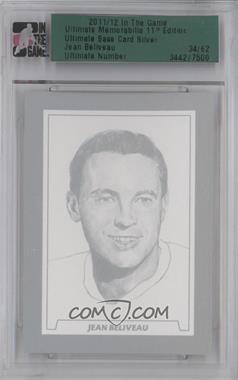 2011-12 In the Game Ultimate Memorabilia 11th Edition - [Base] - Silver #_JEBE - Jean Beliveau /62