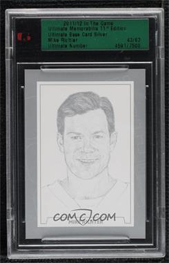 2011-12 In the Game Ultimate Memorabilia 11th Edition - [Base] - Silver #_MIRI - Mike Richter /63 [Uncirculated]