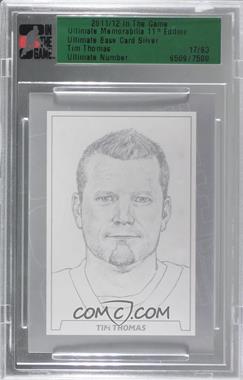 2011-12 In the Game Ultimate Memorabilia 11th Edition - [Base] - Silver #_TITH - Tim Thomas /63 [Uncirculated]