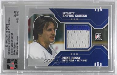 2011-12 In the Game Ultimate Memorabilia 11th Edition - Entire Career - Silver #_MIBO - Mike Bossy /24 [Uncirculated]