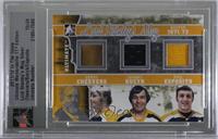 Gerry Cheevers, John Bucyk, Phil Esposito [Uncirculated] #/24