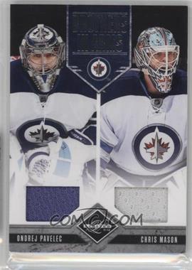 2011-12 Limited - Brothers In Arms Materials #11 - Ondrej Pavelec, Chris Mason /199