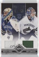 Roberto Luongo, Cory Schneider [EX to NM] #/199