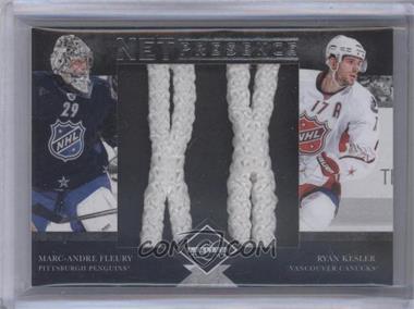 2011-12 Limited - Net Presence Memorabilia #24 - Marc-Andre Fleury, Ryan Kesler /10