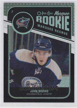 2011-12 O-Pee-Chee - [Base] - Rainbow Foil Black Border #589 - Marquee Rookie - John Moore /100