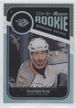 2011-12 O-Pee-Chee - [Base] - Rainbow Foil #577 - Marquee Rookie - Jonathon Blum