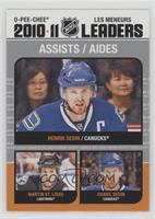 Henrik Sedin, Martin St. Louis, Daniel Sedin