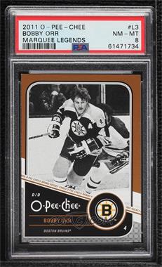 2011-12 O-Pee-Chee - Marquee Legends #L3 - Bobby Orr [PSA 8 NM‑MT]