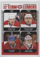 Montreal Canadiens Team, Brian Gionta, Tomas Plekanec, P.K. Subban, Carey Price