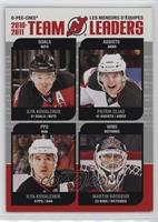 New Jersey Devils Team, Ilya Kovalchuk, Patrik Elias, Martin Brodeur