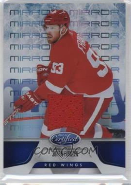 2011-12 Panini Certified - [Base] - Mirror Blue Materials #138 - Johan Franzen /99