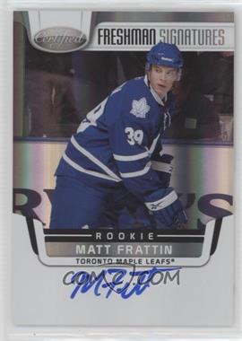 2011-12 Panini Certified - [Base] #179 - Freshman Signatures - Matt Frattin