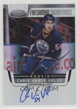 2011-12 Panini Certified - [Base] #197 - Freshman Signatures - Chris Vande Velde