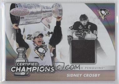 2011-12 Panini Certified - Certified Champions - Materials #8 - Sidney Crosby /99