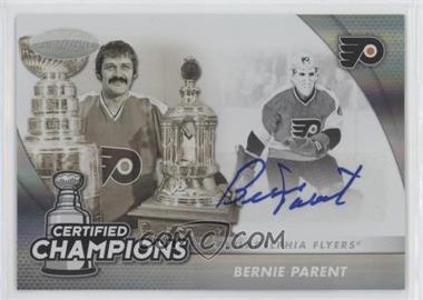 2011-12 Panini Certified - Certified Champions - Signatures #18 - Bernie Parent /25