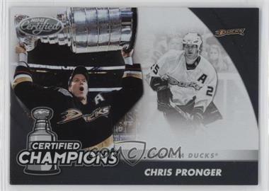 2011-12 Panini Certified - Certified Champions #13 - Chris Pronger