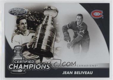 2011-12 Panini Certified - Certified Champions #20 - Jean Beliveau