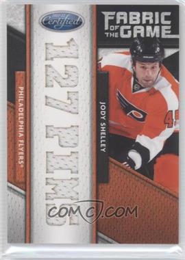 2011-12 Panini Certified - Fabric of the Game Materials - Claim to Fame Die-Cut #106 - Jody Shelley /25