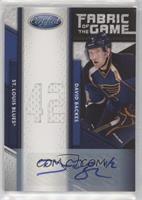 David Backes [EX to NM] #/25