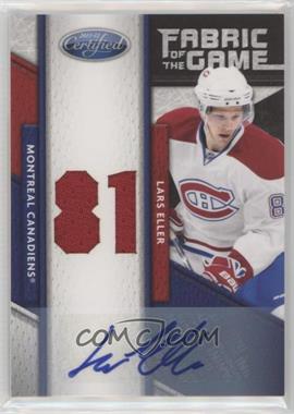 2011-12 Panini Certified - Fabric of the Game Materials - Jersey Number Signatures #79 - Lars Eller /25