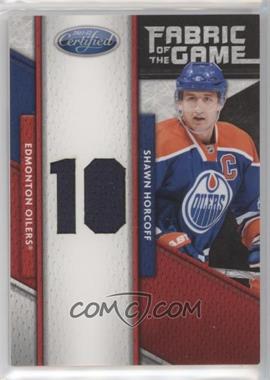 2011-12 Panini Certified - Fabric of the Game Materials - Jersey Number #56 - Shawn Horcoff /25