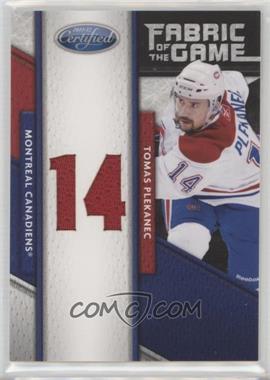 2011-12 Panini Certified - Fabric of the Game Materials - Jersey Number #81 - Tomas Plekanec /25