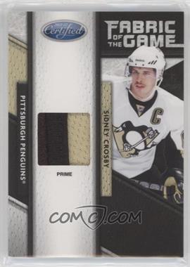 2011-12 Panini Certified - Fabric of the Game Materials - Prime #118 - Sidney Crosby /25