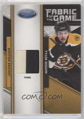 2011-12 Panini Certified - Fabric of the Game Materials - Prime #14 - Tyler Seguin /25
