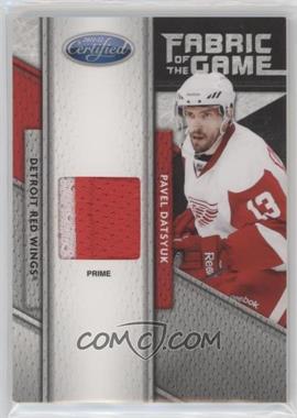 2011-12 Panini Certified - Fabric of the Game Materials - Prime #51 - Pavel Datsyuk /25