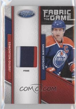 2011-12 Panini Certified - Fabric of the Game Materials - Prime #56 - Shawn Horcoff /25