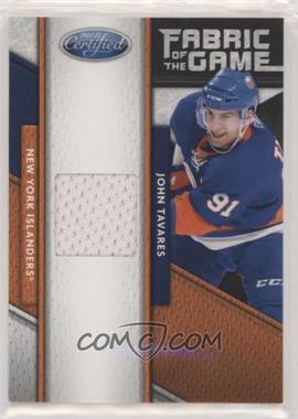 2011-12 Panini Certified - Fabric of the Game Materials #92 - John Tavares /25