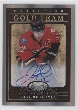 2011-12 Panini Certified - Gold Team - Signatures #4 - Jarome Iginla /25 [EX to NM]