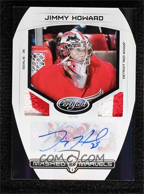 2011-12 Panini Certified - Masked Marvels - Materials Signatures Prime #20 - Jimmy Howard /10