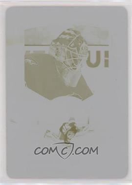 2011-12 Panini Certified - Masked Marvels - Printing Plate Yellow #13 - Ilya Bryzgalov /1 [EX to NM]